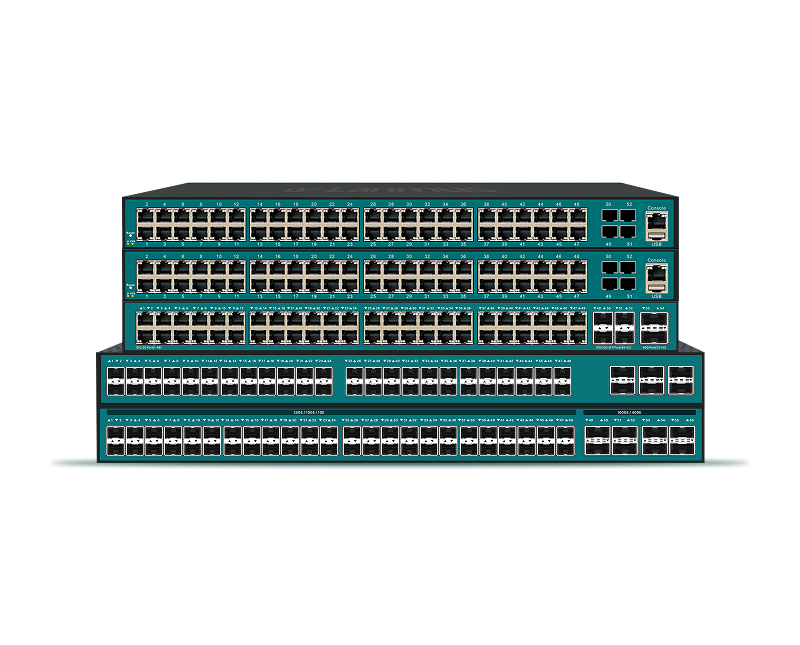 48 Port Stacked Transparent