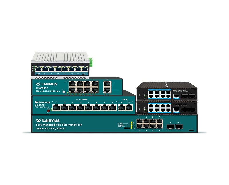8 Port Stacked