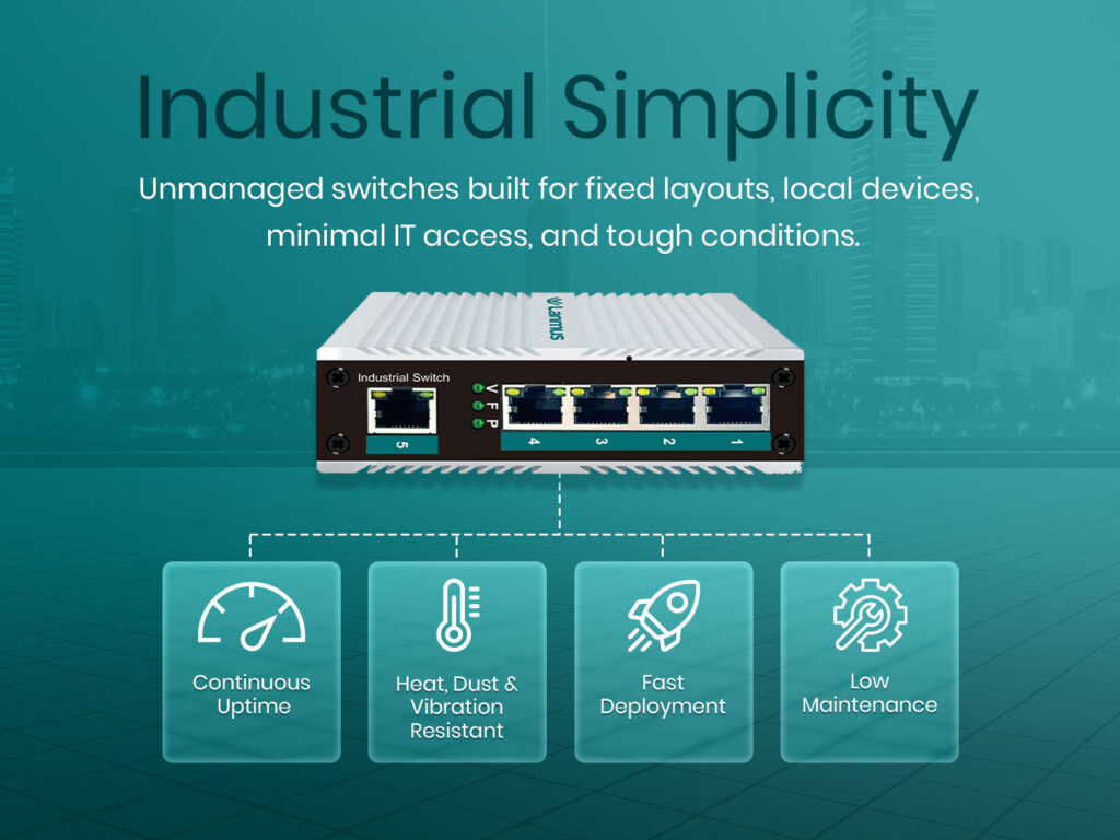 Why Industrial Unmanaged Switches Are Needed