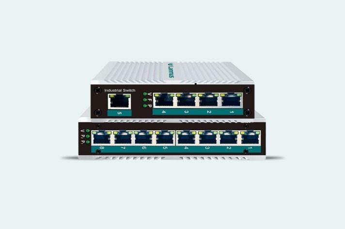 Industrial-Unmanaged-Switches-Stacked